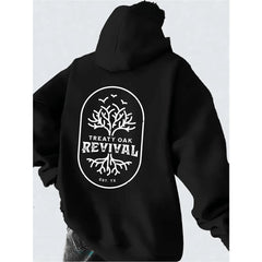 Treaty Oak Revival Tree & Birds Graphic Hoodie - Vintage Style