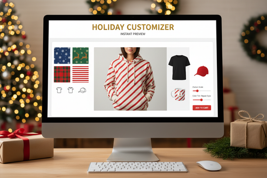 Design Your Own Christmas Gear Online: Try Our New Holiday Patterns & Instant Preview Tool