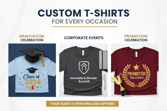 Graduation, Corporate Event, or Promotion: A Practical Guide to Custom T-Shirts for Every Occasion