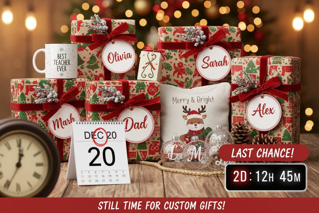 It’s December 15th: Is It Too Late to Order Custom Christmas Gifts? (Not If You Order Here)