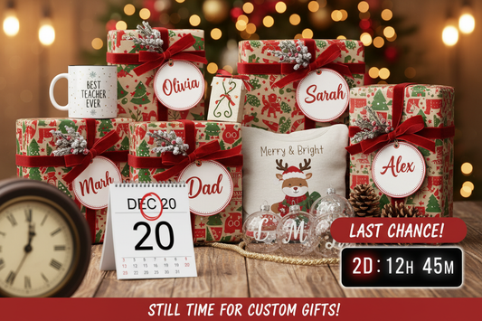 It’s December 15th: Is It Too Late to Order Custom Christmas Gifts? (Not If You Order Here)