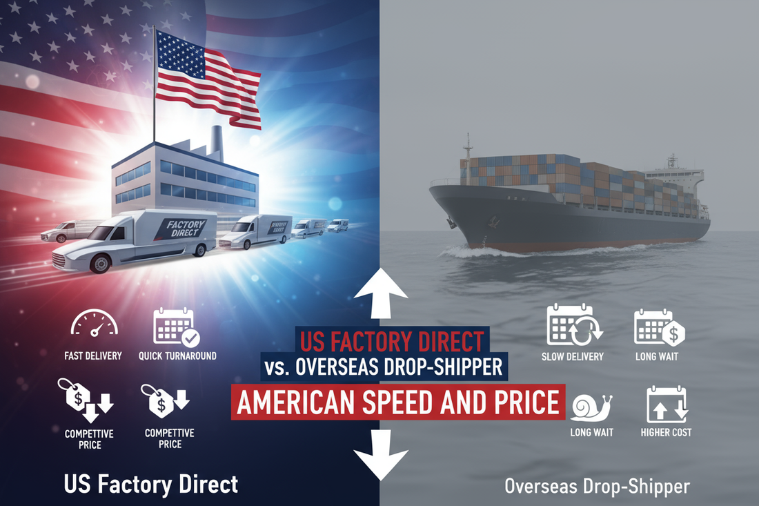 US Factory Direct vs. Overseas Drop-Shipper: Why You Should Choose American Speed and Price