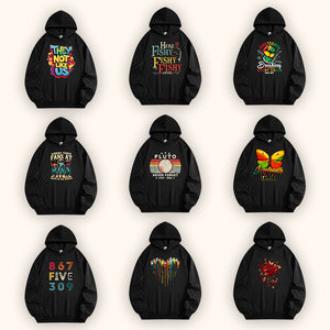 Custom Team Hooded Sweatshirt – 270 g Heavy Brushed Fleece Pullover with Drawstring