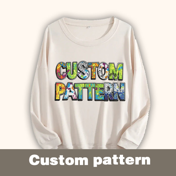 Custom Crewneck Sweatshirts for Teams Pure cotton sublimation customization