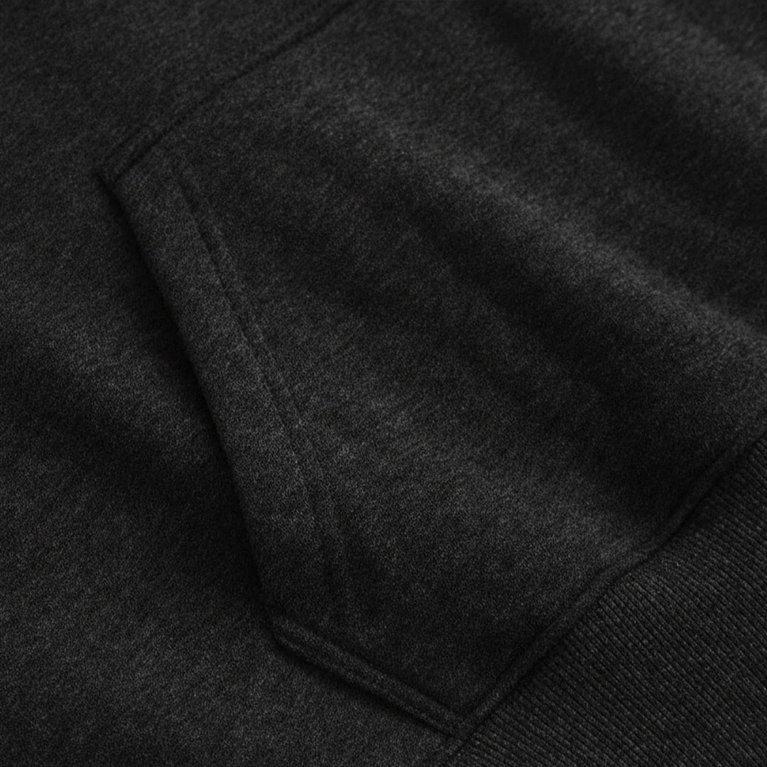 CusPrinting 'Rock & Roll Santa' Funny Christmas Graphic Hoodie（black）