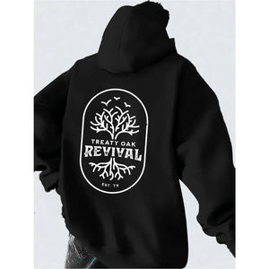 CusPrinting 'TREATY OAK REVIVAL' Texas Est. Vintage Hoodie