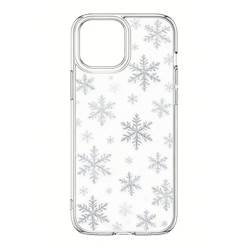 Customizable phone cases - Elegant Frozen Pattern Cover for iPhone 16 Plus