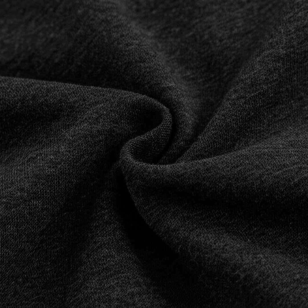 CusPrinting 'Rock & Roll Santa' Funny Christmas Graphic Hoodie（black）