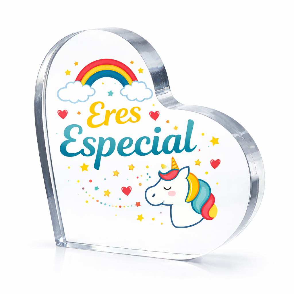 150*150*14mm: Premium Heart Crystal-Acrylic Trophy (Large) - Corporate Milestone & Executive Gift Display