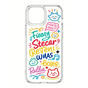 Customizable phone cases - Kawaii Graffiti Art Cover for iPhone 13 Pro