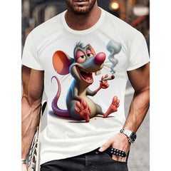 Men's Cotton Crew Neck T-Shirt, Casual Short Sleeve Pullover with "I Am The Warranty" Print, All-Season Knit Fabric Tee for Weekend Casual Wear, Oversized T Shirt