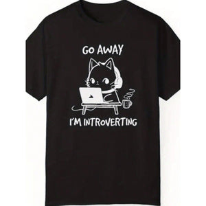 Men's Black Crew Neck Short Sleeve | Ideal For Hiking, Camping, Traveling, And Outdoor Activities, Durable For All-Day Wear, Couple Clothing 2025Family T-Shirt