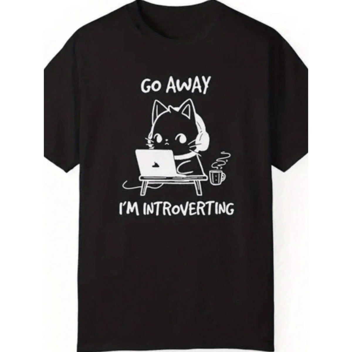 Men's Black Crew Neck Short Sleeve | Ideal For Hiking, Camping, Traveling, And Outdoor Activities, Durable For All-Day Wear, Couple Clothing 2025Family T-Shirt