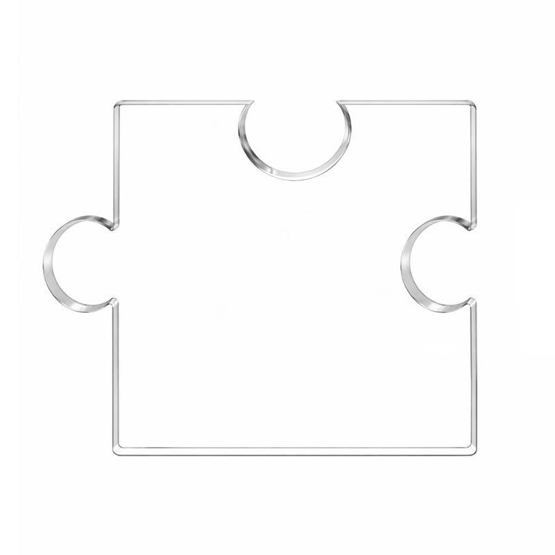 100*125*14mm: Custom Jigsaw Puzzle Acrylic Block (Medium) - Team Synergy & Connection Achievement Award