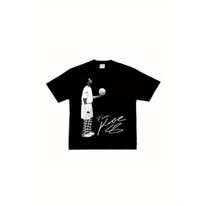 Kobe Tribute Geometric Pattern T-Shirt for Men