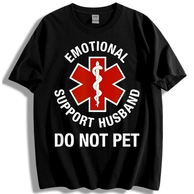 Men's Funny "Emotional Support Husband" T-Shirt