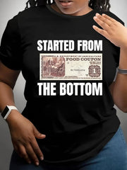 Women's Plus Size Vibrant Graphic Print T-Shirt