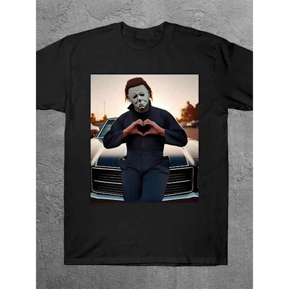 Men's Vintage Funny Horror Movie Halloween T-Shirt