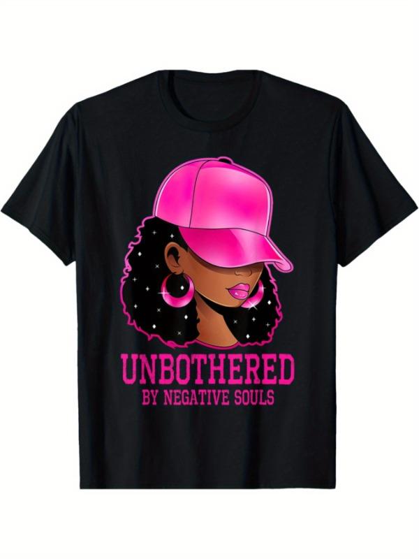 African American Afro Queen "Sassy Black Unbothered" T-Shirt