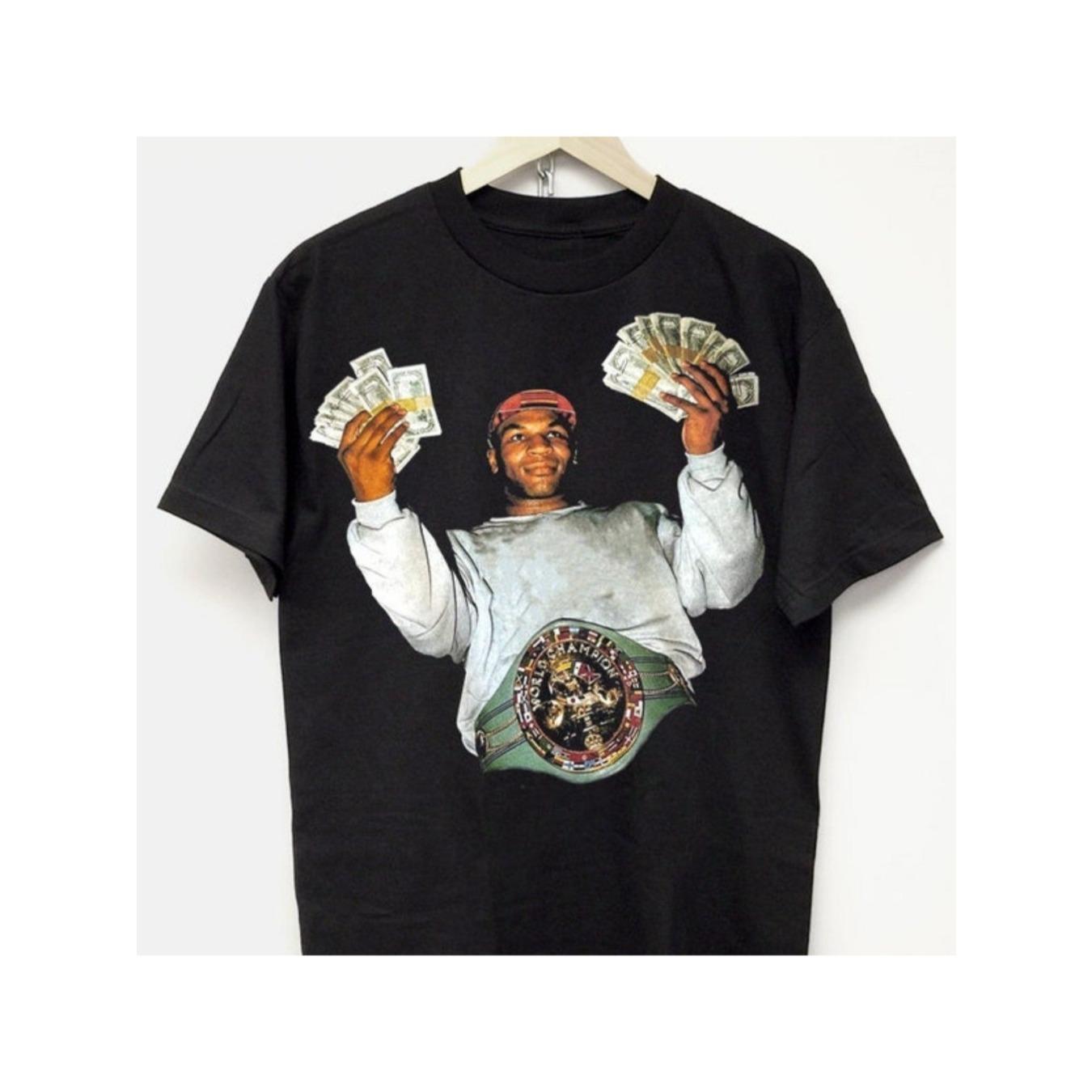 Men's Retro Boxing Legend Graphic Cotton T-Shirt