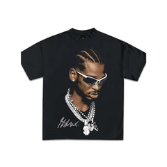 Pop Culture Vintage Rap Basketball Y2K Graphic T-Shirt