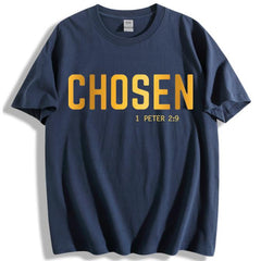 Men's "Chosen 1 Peter 2:9" Faith Graphic T-Shirt